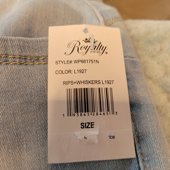 NWT-WBB Royalty For Me Women's Mid Rise Ankle Jeans-Size 14-NWT - Picture 11 of 15